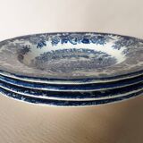 4 Lunéville "English Style" soup plates