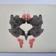 Original Rorschach test card "Card II" – imaginary curiosity