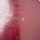 Large teak and bronze lamp from the 1970s