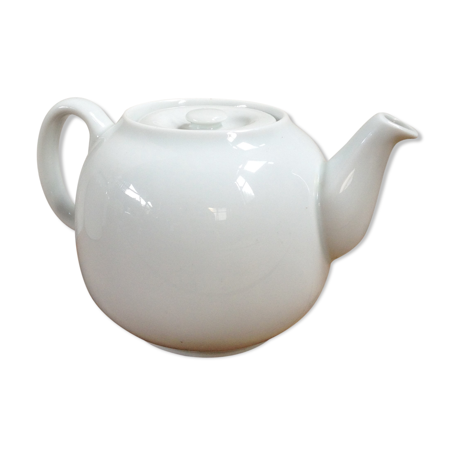White porcelain teapot general collection Pillivuyt