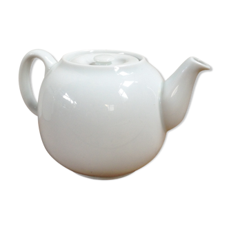 Théière en porcelaine blanche collection générale Pillivuyt