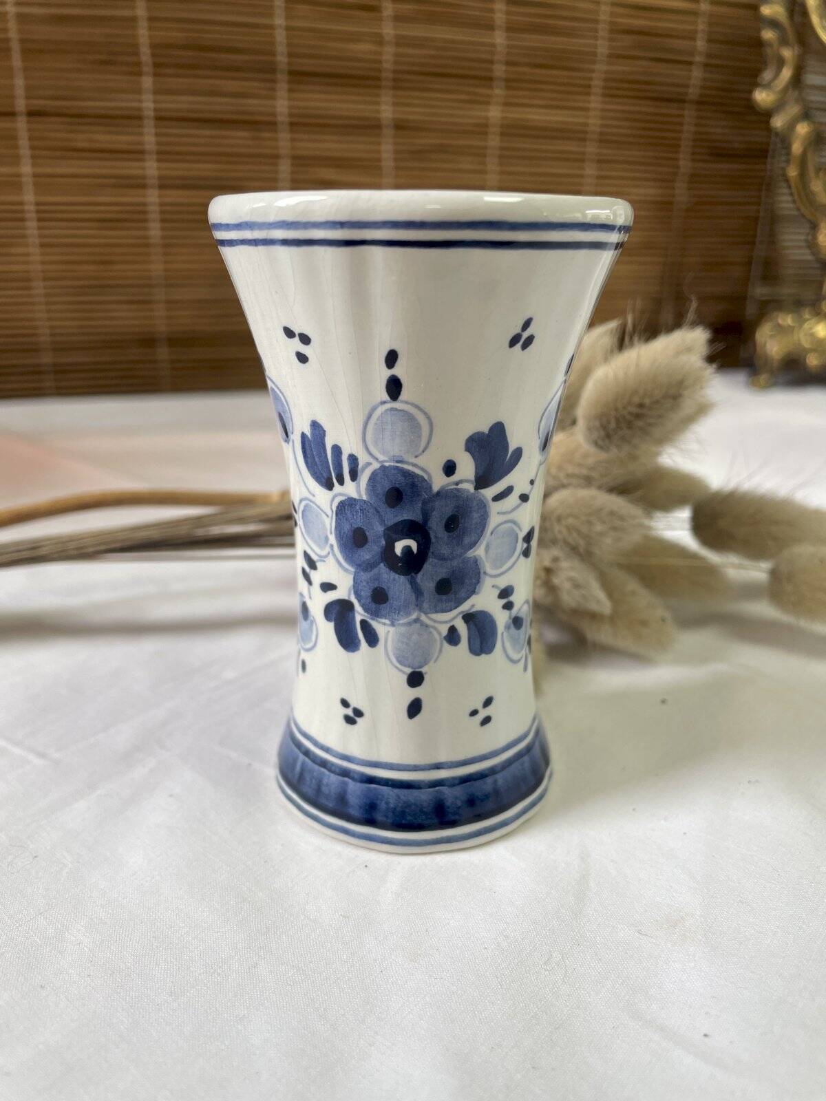 Delft Blue vase height 9 cm