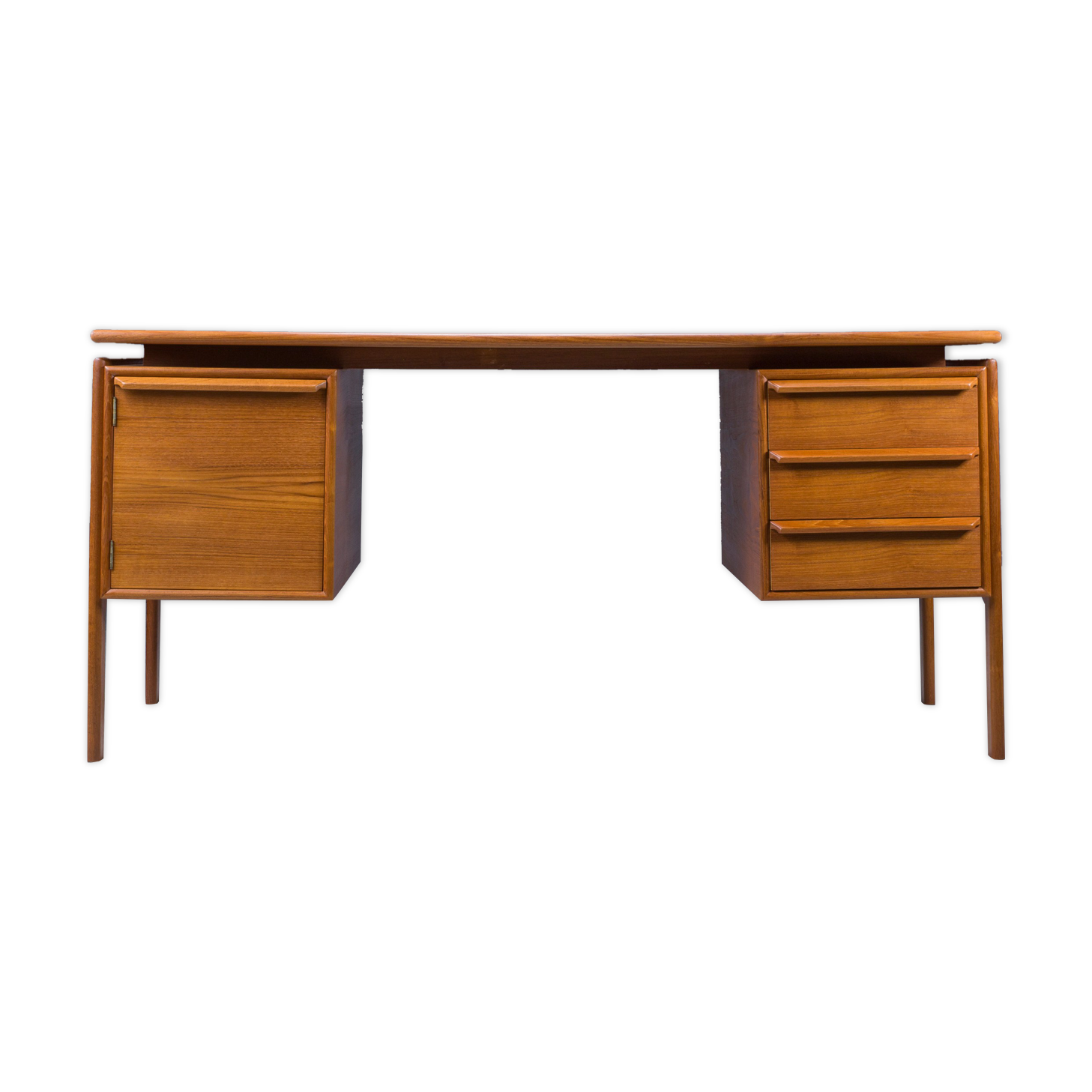 Mid-Century Teak Desk from GV Møbler, 1960s