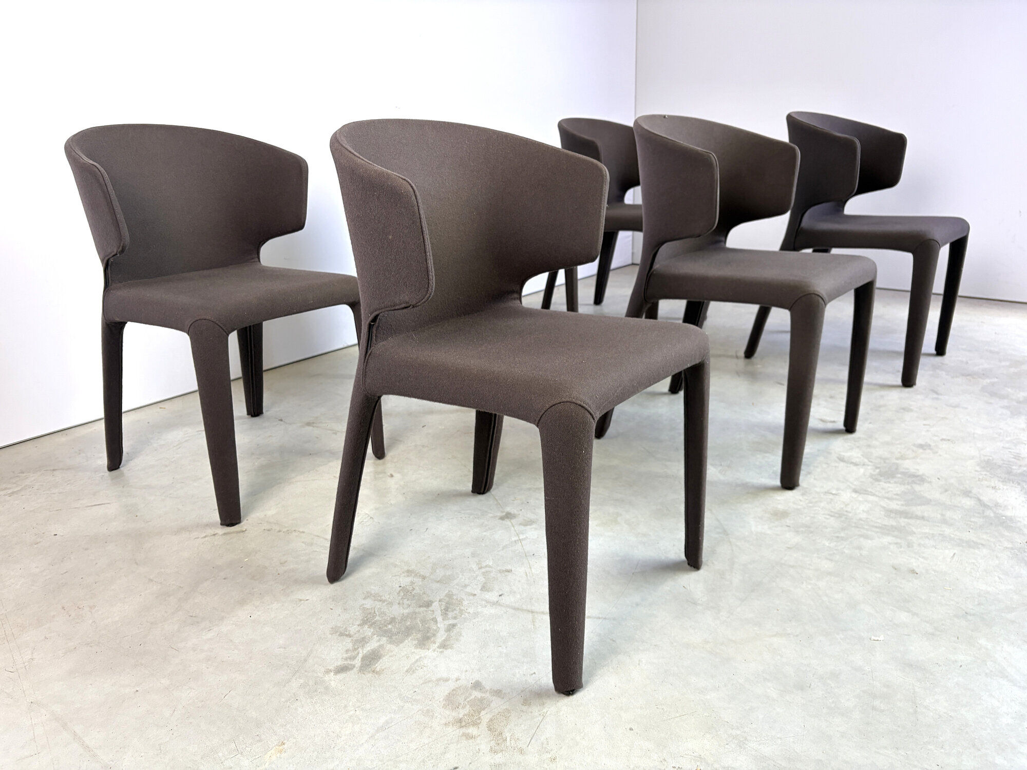 Hola 367 chairs by Hannes Wettstein for Cassina, 2006, set of 6