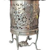 Antique Victorian Sheffield Silver Plated Raised Wine Bottle Holder Coaster