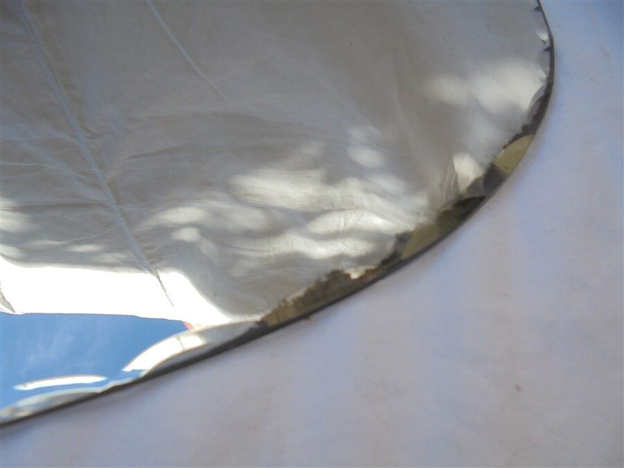 Oval mirror bevelled borders 60 x 43