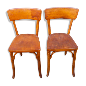 Pair of chairs bistro baumann