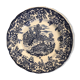 Plate flat canvas of Jouy