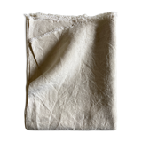 Farm tablecloth in raw linen canvas 19th L210cm