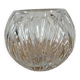Round crystal vase