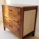 Authentic brown solid wood chest of drawers