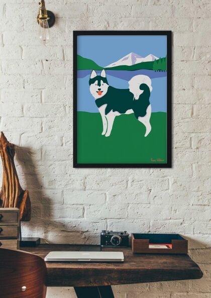 Alaskan kids poster - A3