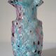 Blue Clichy glasswork vase