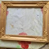 Cadre ancien en bois redoré