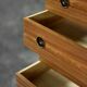 Mid-century modern Danish high chest of drawers in teak with brass handles, 1960s