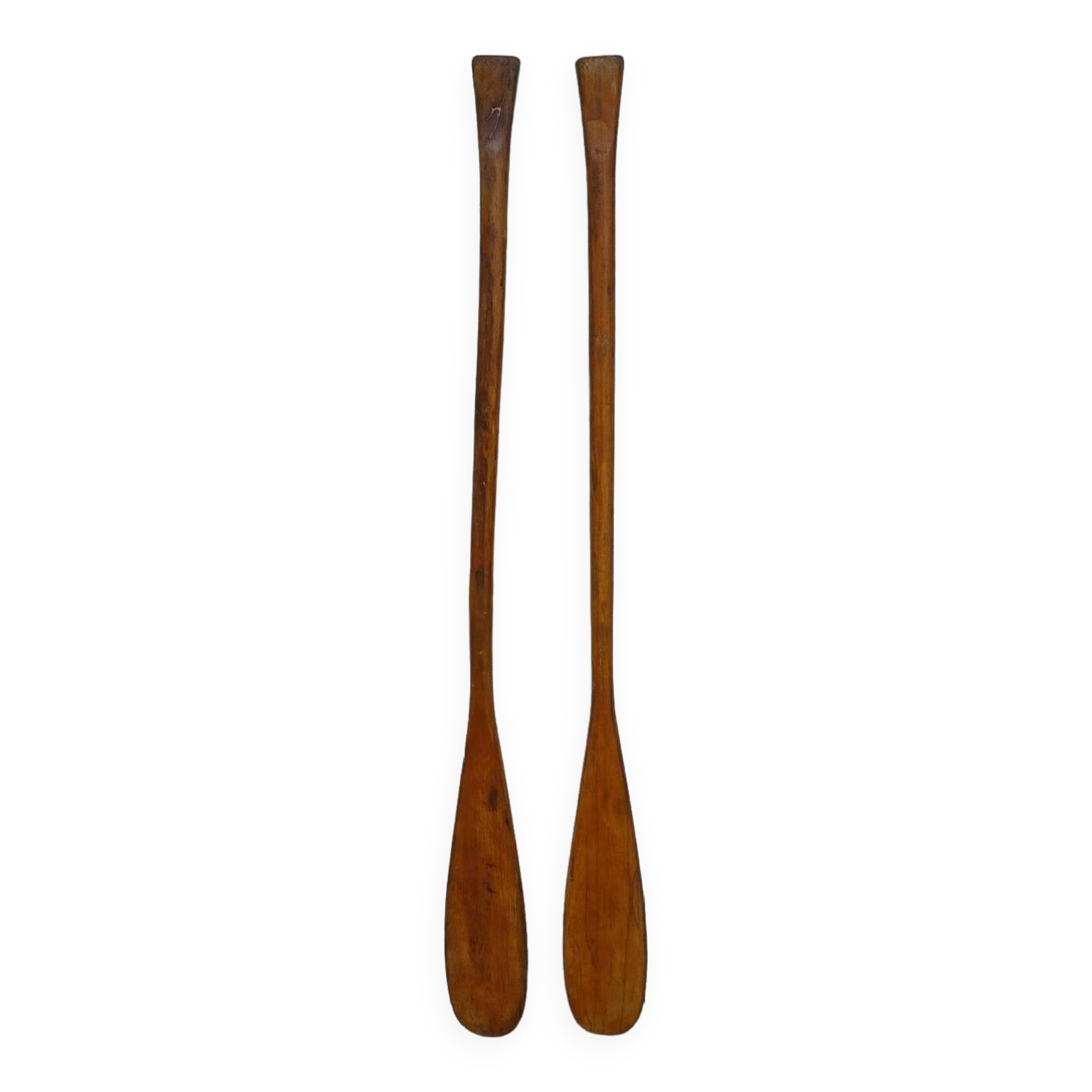 Pair of wooden paddles