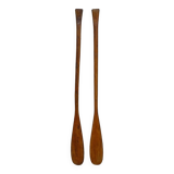 Pair of wooden paddles