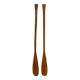 Paire de pagaies en bois