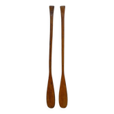 Pair of wooden paddles