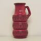 vintage red West Germany can vase Scheurich