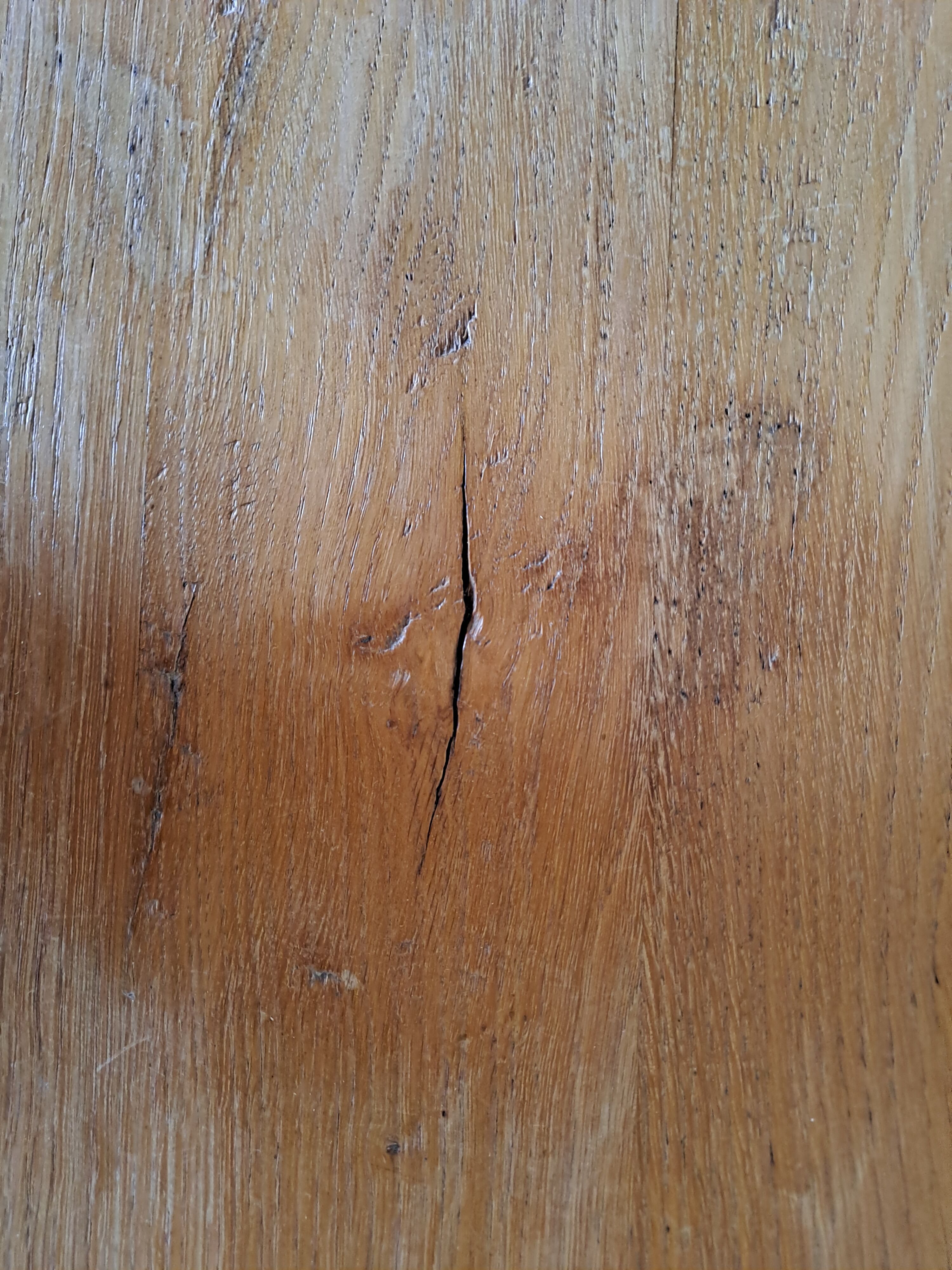 Solid oak coffee table