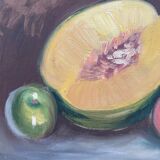 Pitcher and melon painting