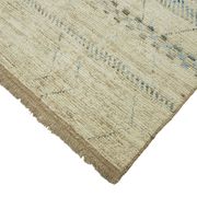 Handwoven Tribal One of a Kind 253 cm x 299 cm Beige Wool Carpet