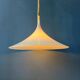 Vintage plexiglass "witch hat" pendant light