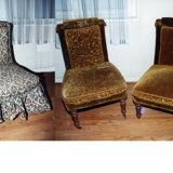 3 chauffeuses Napoleon III d'époque