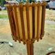 Rattan bedside lamp