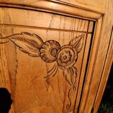 Glass-fronted hosiery cabinet