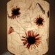 Old wheel hub lamp ~ brutalist art ~ 50's ~ france