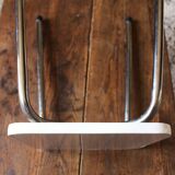 Stool formica light gray stripes