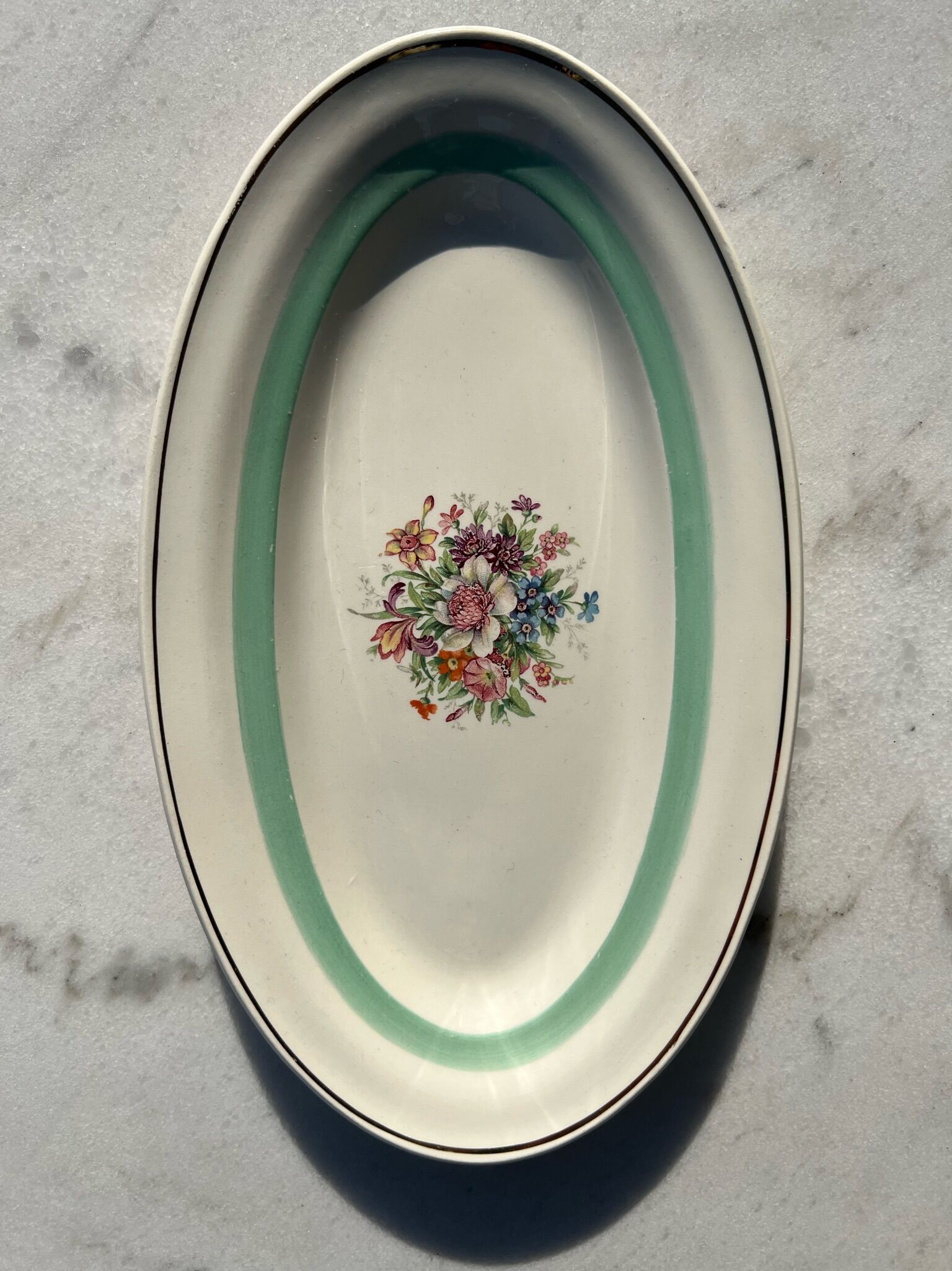 Floral pattern dishes