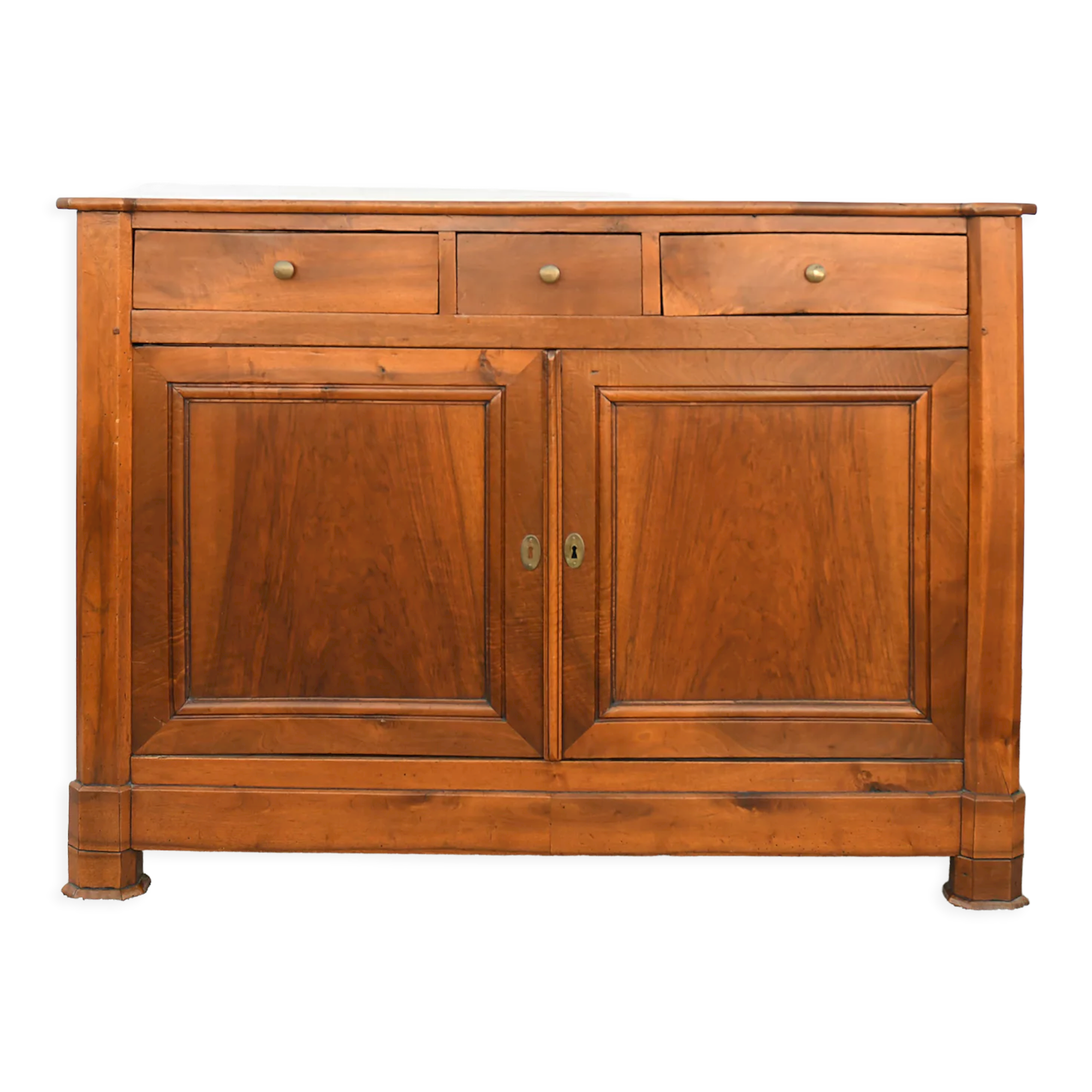 Oak and walnut sideboard
