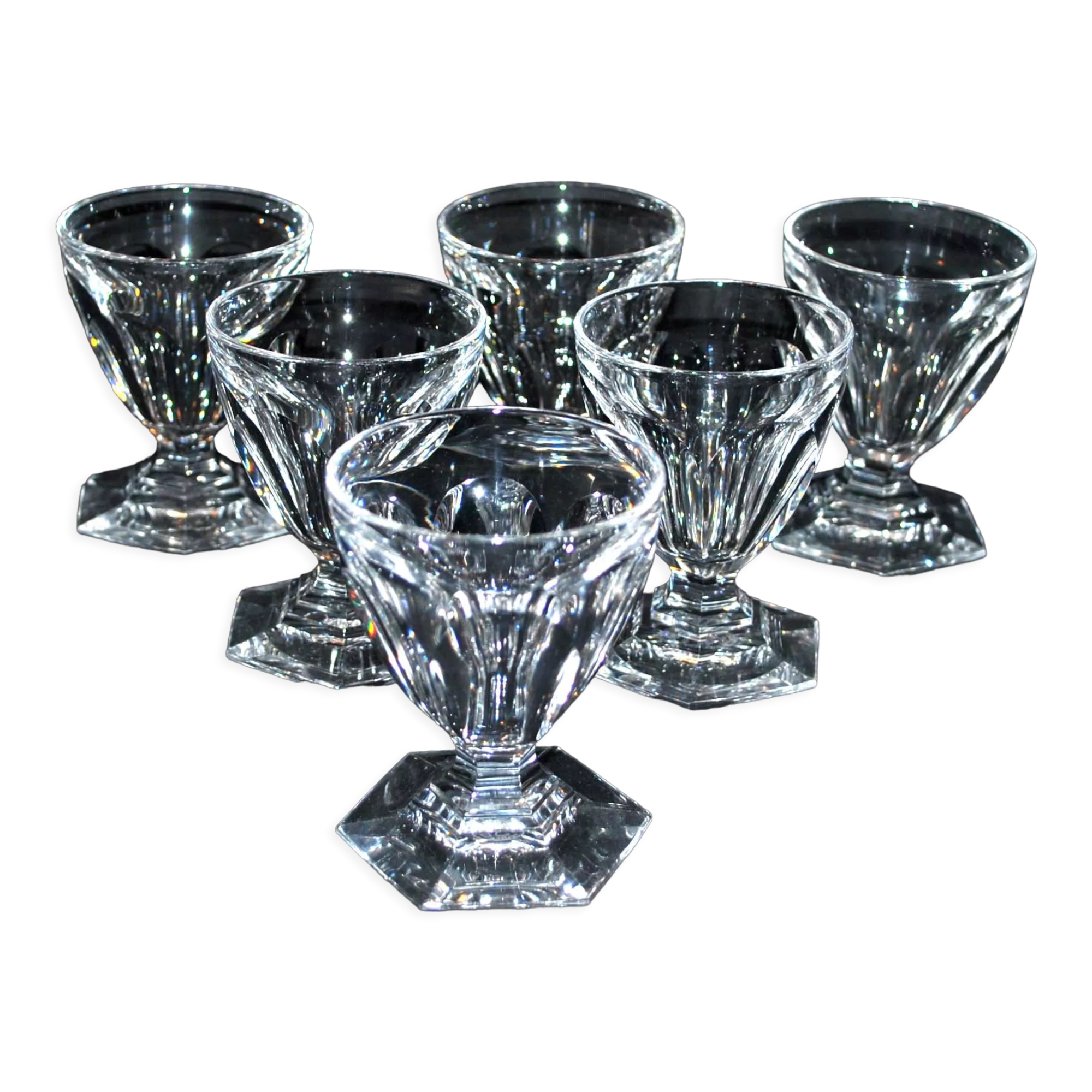 Lot De 6 Verres à Whisky Vintage En Cristal Sans Plomb 300 Ml – Idéal Bourbon, Scotch, Rhum & Cocktails, Style Élégant Pour Bar & Cadeau Homme