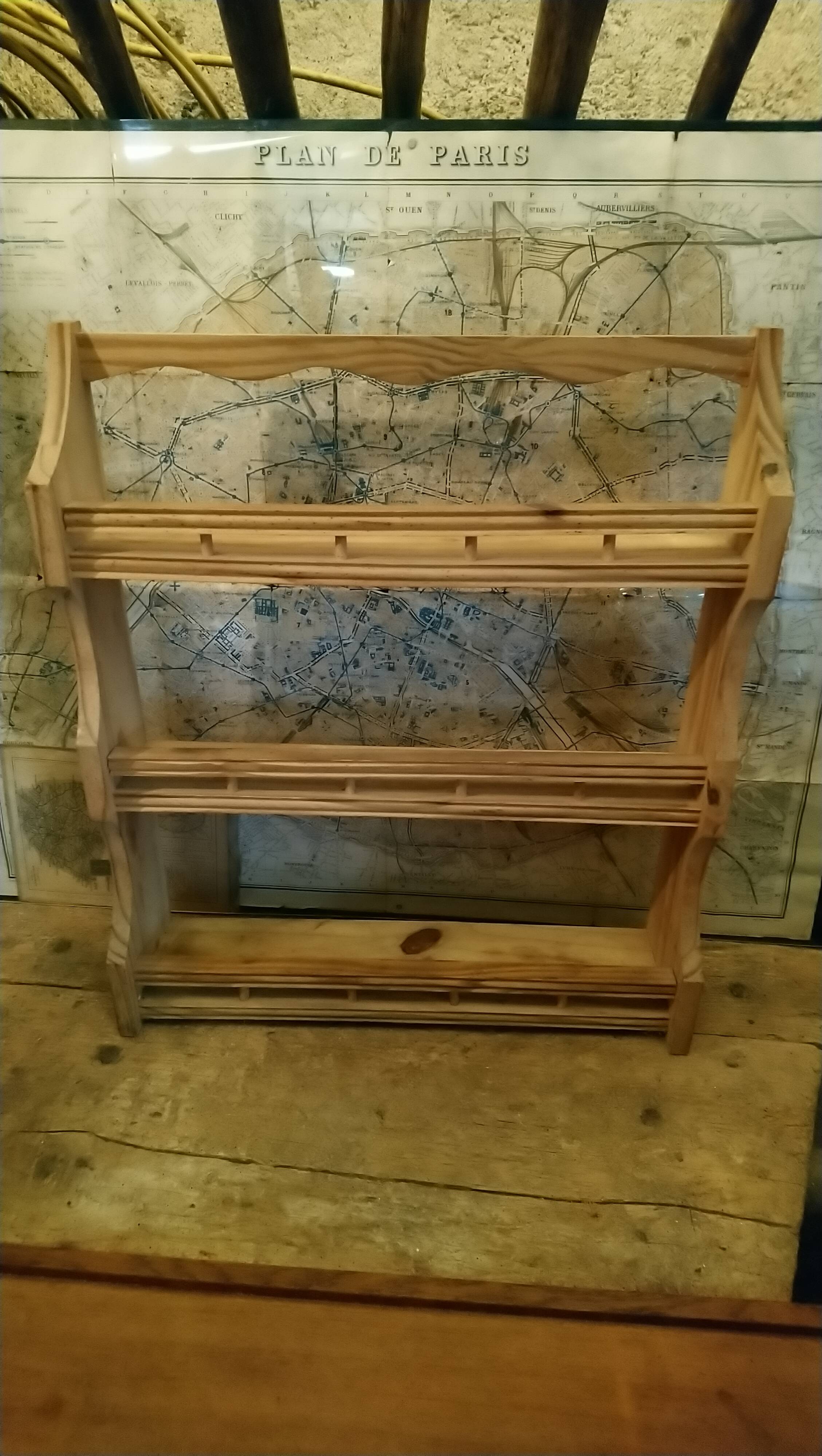 Pine spice rack