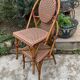 Pair of antique bistro terrace chairs