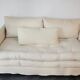 Ivory wild linen Adar caravan sofa