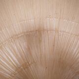 Large-format Uchiwa light fixture designed by Ingo Maurer