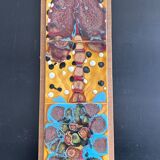 Abstract ceramic panel