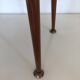 Table 1960 English bass wood brass coffee table - 50 x 32 cm