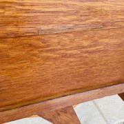 Oak storage unit, splayed legs circa 1950s