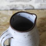 Roger Jacques Puisaye enameled stoneware pitcher