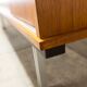 Wardrobe 1970 teak 4 doors half wardrobe half shelf 182 cm