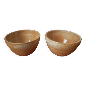 Bols céramique grès vintage poterie handmade décoration campagne scandinave fabrication artisanale