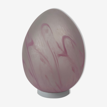 Vianne France blown glass Egg lamp XXL