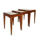 Tables gigognes en teck vintage