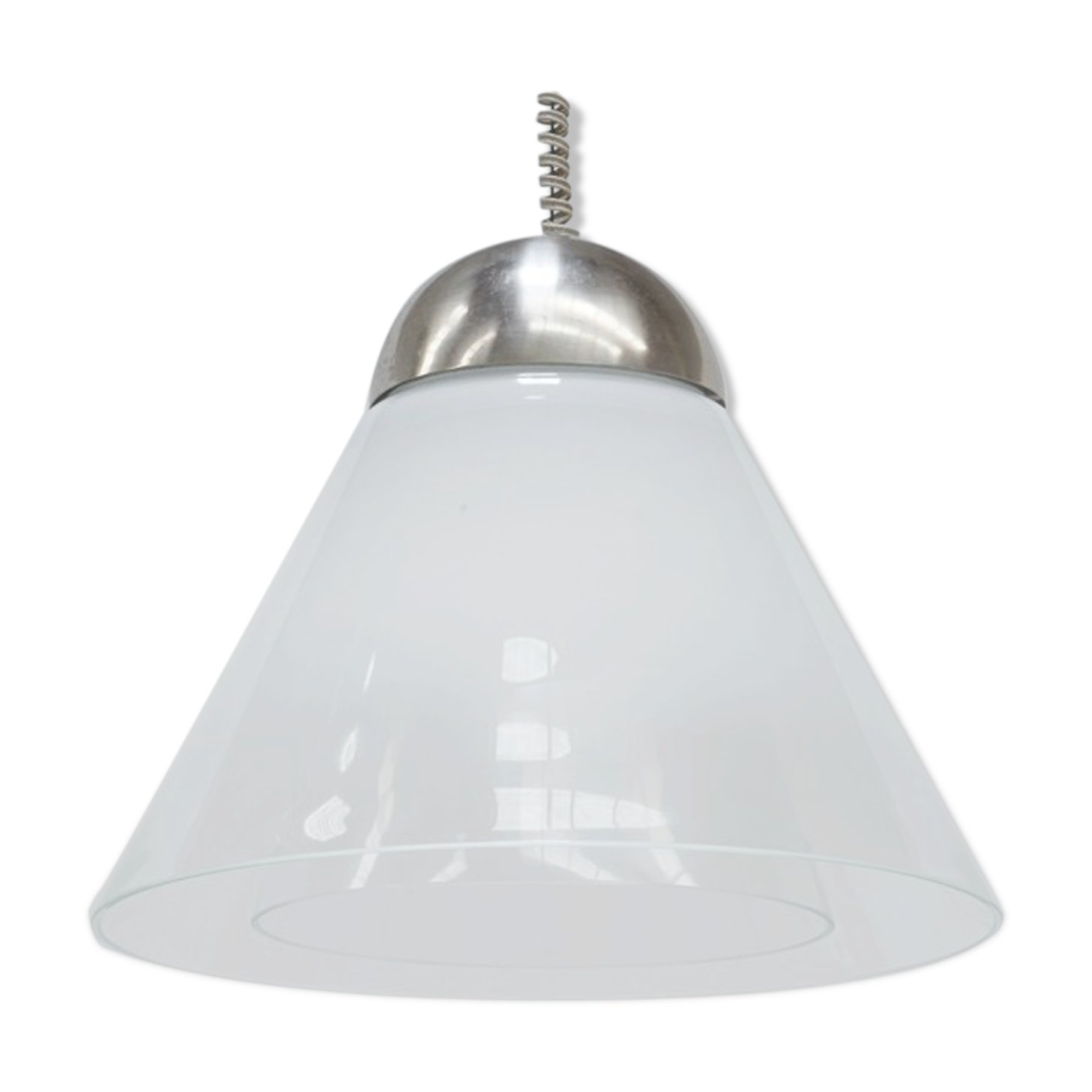 Italian double-blind glass suspension from the 1970s