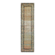 Tapis coureur vintage turc Oushak fait à la main en laine et coton orange 82x311